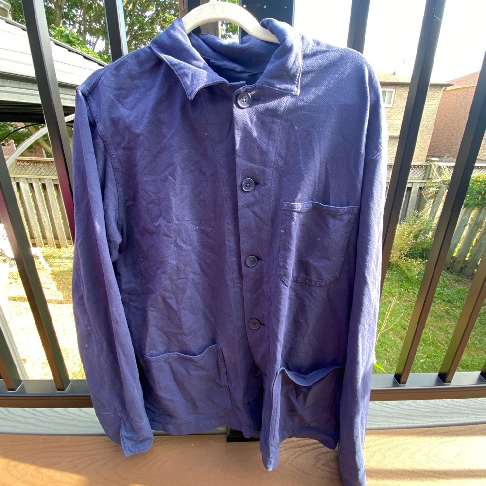 Uniqlo Work Jacket Navy Size Large